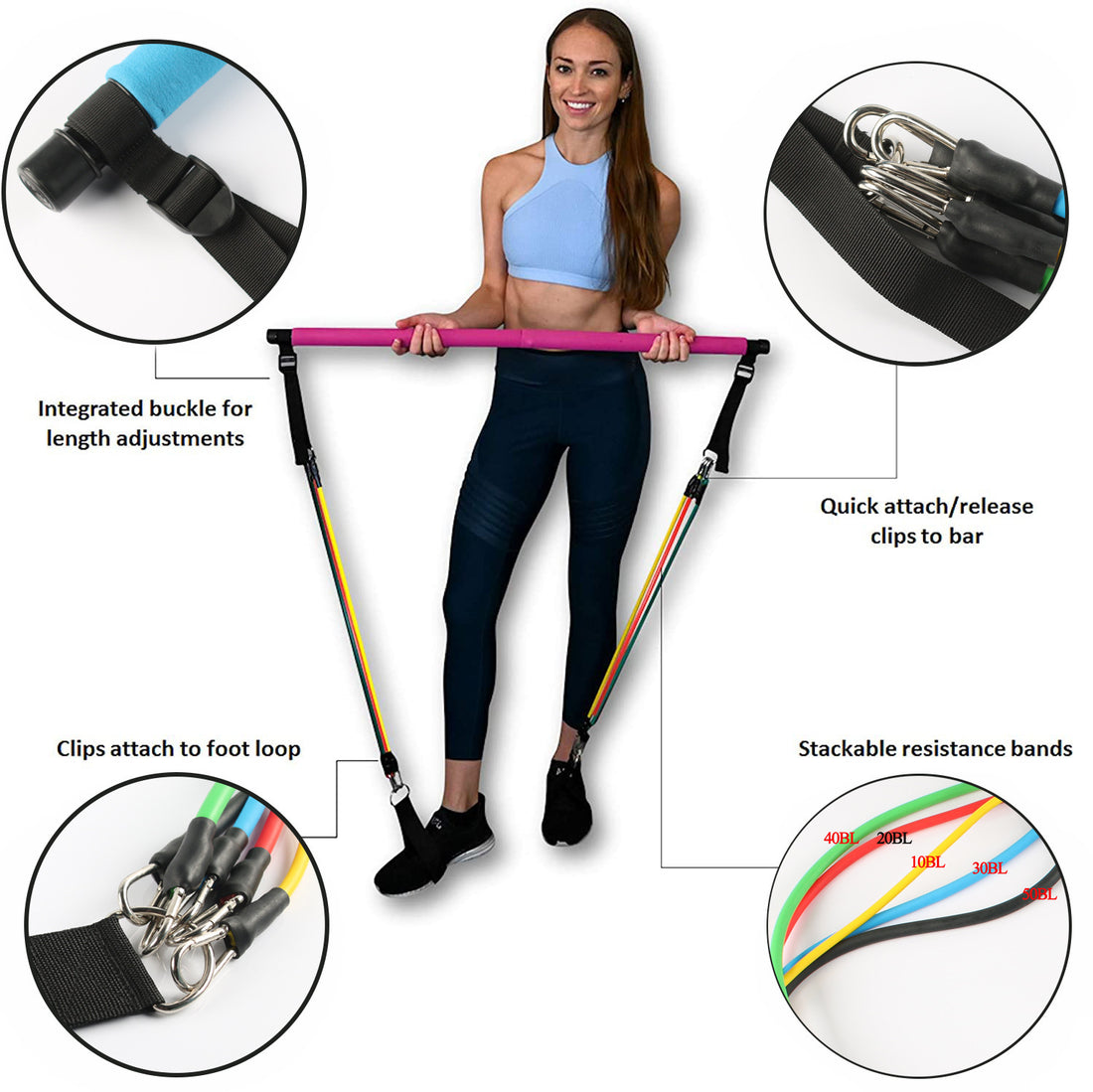 Stick Bar Resistance Band